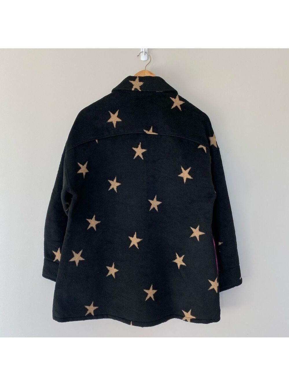 Anthropologie AVEC LES FILLES Starry Knit Shacket Shirt Jacket Sz XS - Picture 6 of 13